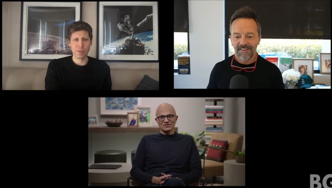 后首次对谈：「我们是天作之合！」开元棋牌奥特曼和纳德拉艰难重组(图6)